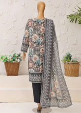 HZ Textiles Premium Printed Khaddar 3 Piece Unstitched Suit HZ25PPK PKP-1316